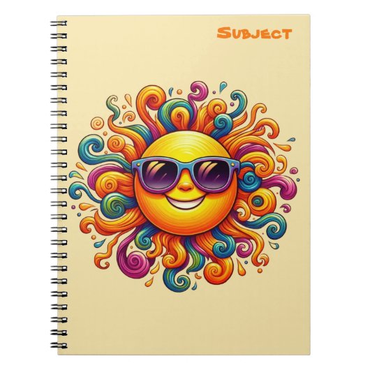 Sunny Smile Notizblock (Vorderseite)