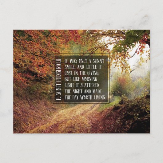 Sunny Smile Postkarte (Vorderseite)