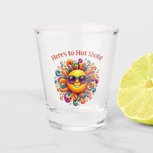 Sunny Smile-Summer Schnapsglas (Vorderseite)
