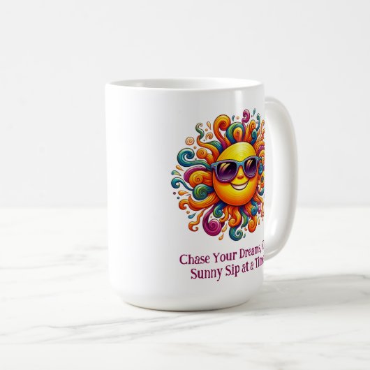 Sunny Smiles Mug Kaffeetasse (VorderseiteRechts)