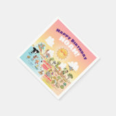 Sunny SoCal Custom Geburtstag Napkins Serviette (Ecke)