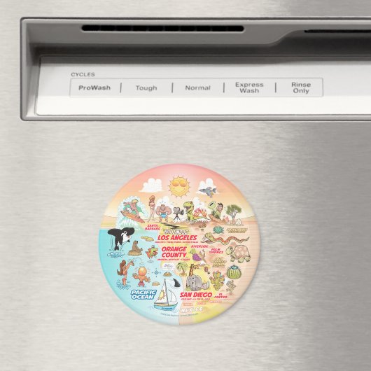 Sunny SoCal Magnet (In Situ (Geschirrspüler))