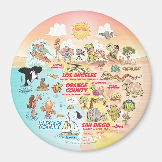 Sunny SoCal Magnet (Vorne)