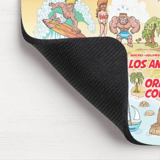 Sunny SoCal Mouse Pad Mousepad (Ecke)