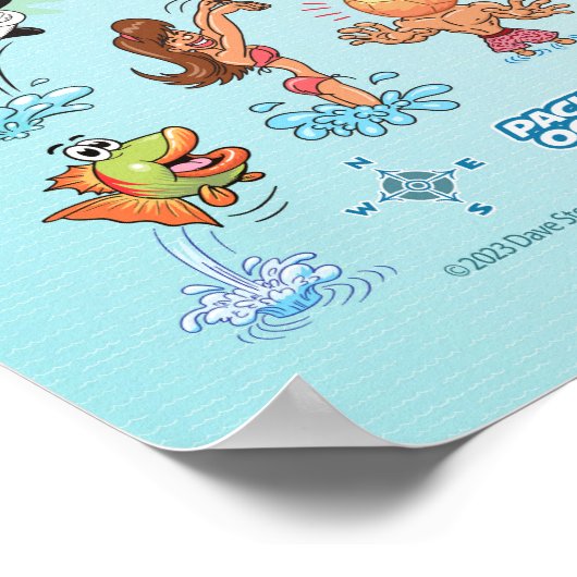 Sunny SoCal Poster (Ecke)