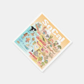 Sunny SoCal Serviette (Ecke)