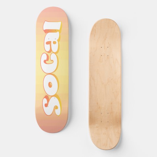 Sunny SoCal Skateboard (Vorderseite)