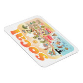 Sunny SoCal Souvenir Magnet (Rechte Seite)