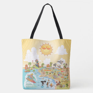 Sunny SoCal Tote Bag Tasche