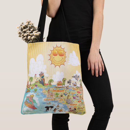 Sunny SoCal Tote Bag Tasche (Von Nahem)