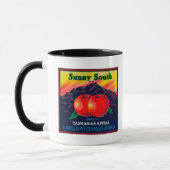 Sunny South Apple LabelHobart, Australien Tasse (Links)