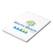 Sunny South Beach, Florida Notizblock (Rotiert)