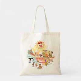 Sunny Southern California Cartoon Tasche