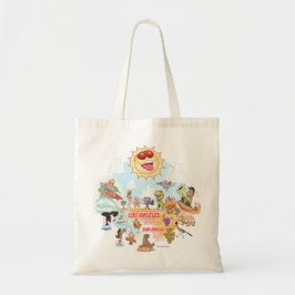 Sunny Southern California Cartoon Tasche