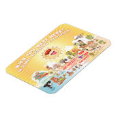 Sunny Southern California Souvenir Magnet (Linke Seite)