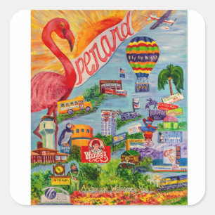 Sunny Spenard Alaska Aufkleber