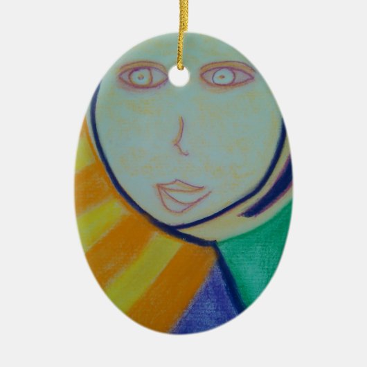 Sunny Spirit Keramik Ornament (Vorne)