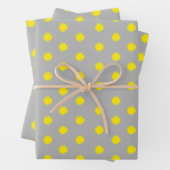 Sunny Splatter Polka Dot Pattern Geschenkpapier Set (Beispiel)