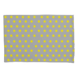 Sunny Splatter Polka Dot Pattern Kissenbezug