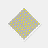 Sunny Splatter Polka Dot Pattern Serviette (Ecke)