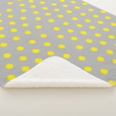 Sunny Splatter Polka Dot Pattern Sherpadecke (3/4)