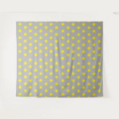 Sunny Splatter Polka Dot Pattern Wandteppich (Vorderseite (Horizontal))