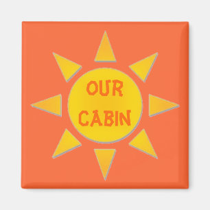 Sunny Stateroom Door Marker Magnet