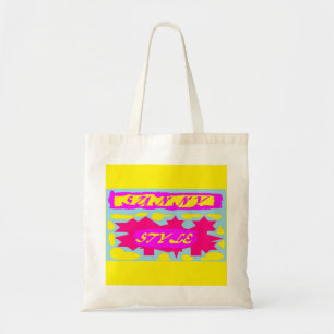 SUNNY STYLE DESIGN PINK LEMON BLUE TRAGETASCHE
