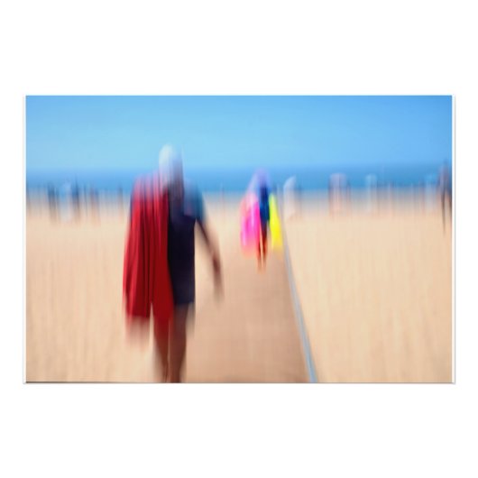 Sunny Summer Beach colourful Ocean Sun Summer Sea  Fotodruck (Vorne)