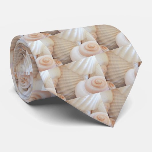 Sunny Summer Seashells Collection Krawatte (Gerollt)