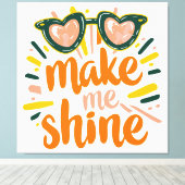 Sunny Summer Shine Letting Leinwanddruck (Insitu (Holzboden))