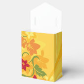Sunny Summer Yellow Floral Zelt Fee Box Geschenkschachtel (Geöffnet)