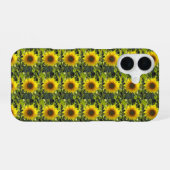 Sunny Sunflower iPhone Case 16 Hülle (Rückseite (Horizontal))