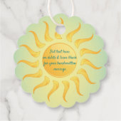 Sunny Sunshine Design Fevor Card Geschenkanhänger (Rückseite)