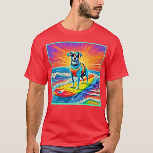 Sunny Surfjunge: Beach Bliss T-Shirt (Vorderseite)