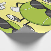 Sunny Tennis Ball Geschenkpapier