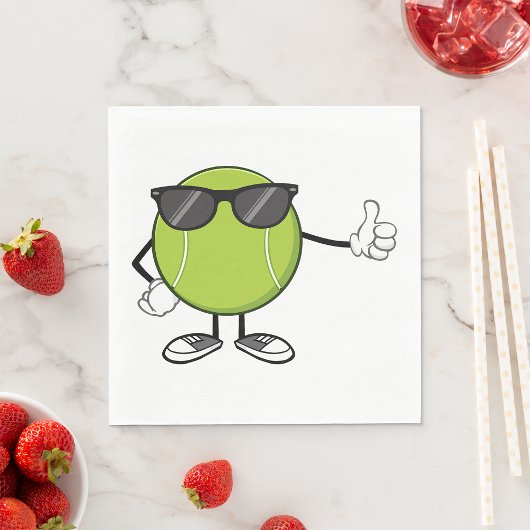 Sunny Tennis Ball Serviette