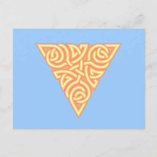 Sunny Triangle Knot Postcard Postkarte (Vorderseite)