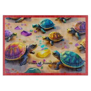 "Sunny Turtle Days" Schneidebrett
