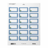 Sunny Turtle Mailadresse Label Adressaufkleber (Vorne)