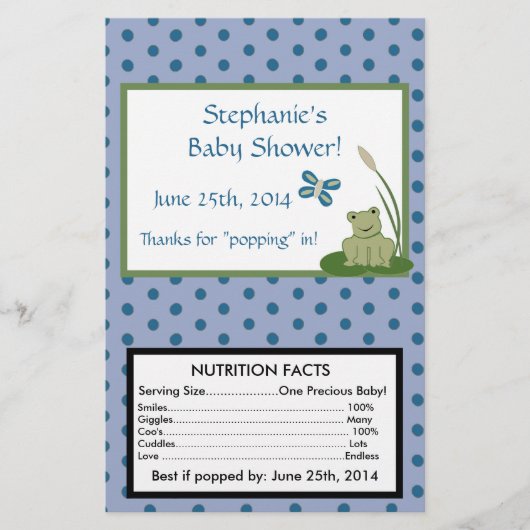 Sunny Turtle Microwave Popcorn Wrapper Flyer (Vorne)