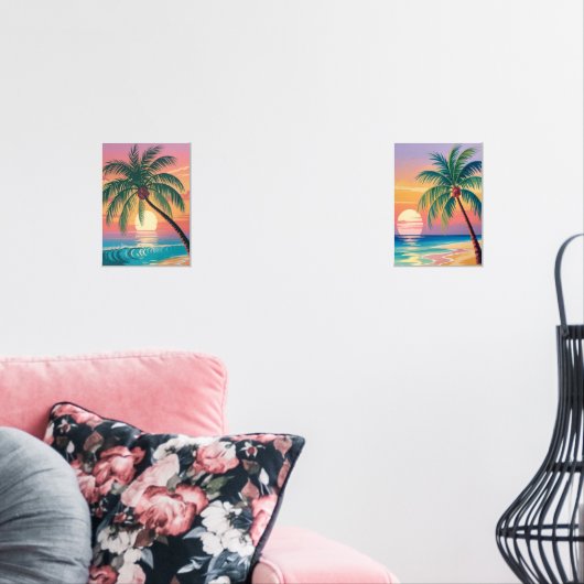 Sunny Vibes Bilderwand Sets (Wohnzimmer)