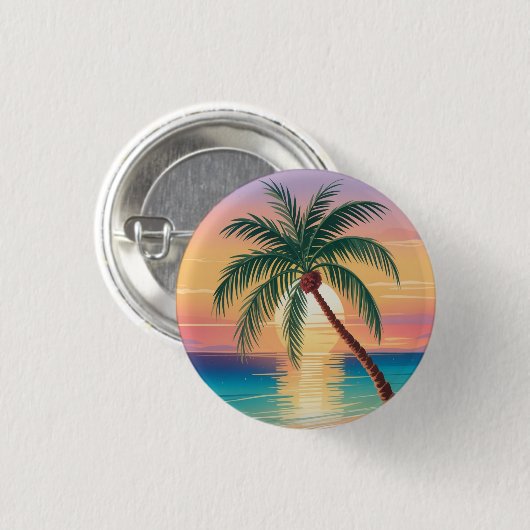 Sunny Vibes Button (Vorne & Hinten)
