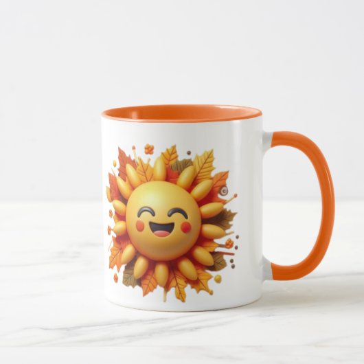 Sunny Vibes Emoji Cup Tasse (Rechts)