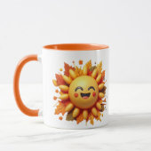 Sunny Vibes Emoji Cup Tasse (Links)