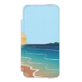 Sunny Vibes Incipio iPhone Geldbeutel-Hülle (Folio Vorderseite)