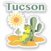 Sunny Vibes Tucson Aufkleber (Vorderseite)