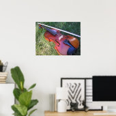 Sunny Violin Poster (Heimbüro)