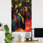 Sunny Way, by August Macke Poster (Heimbüro)