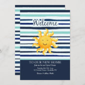 Sunny Welcome Einladung (Vorne/Hinten)